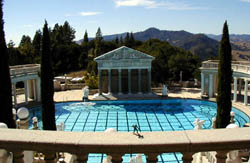 Gorn at Hearst Castle